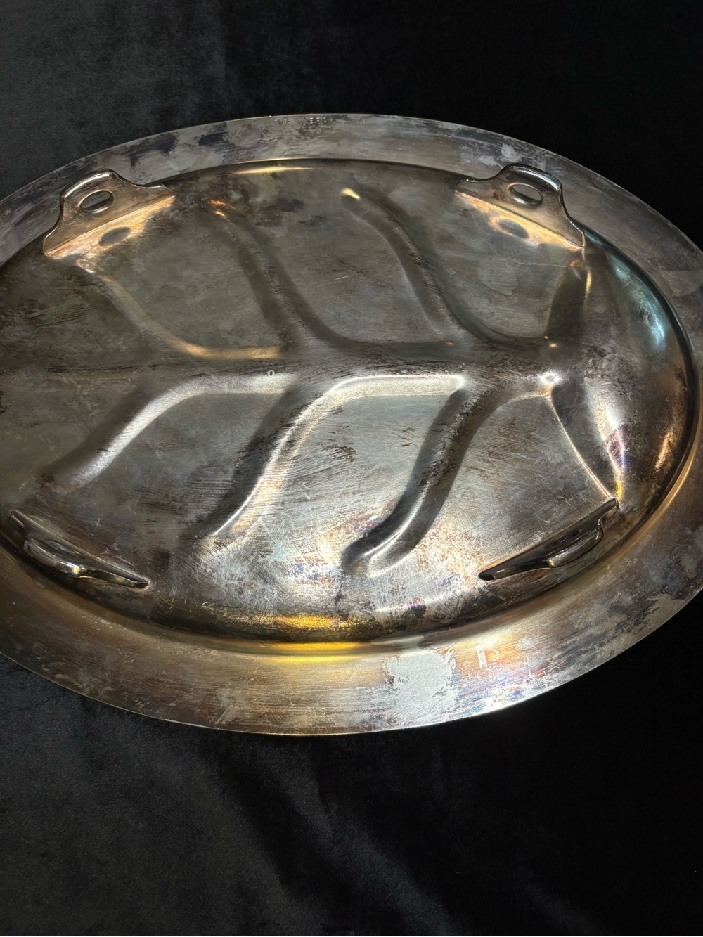 Vintage Silver- Plated Tree Of Life Serving Platter - Picture 6 of 8